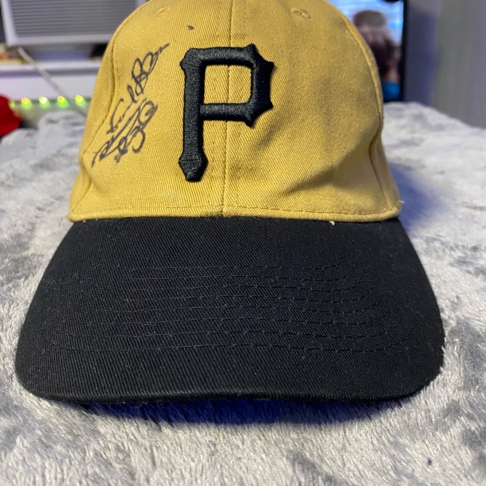 pirates signed hat